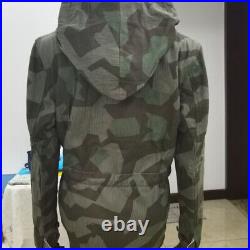 Cosplay WORLD WAR II GERMAN SPLINTER CAMO &WHITE WINTER REVERSIBLE PARKA, XXXL