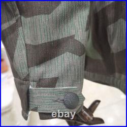 Cosplay WORLD WAR II GERMAN SPLINTER CAMO &WHITE WINTER REVERSIBLE PARKA, XXXL