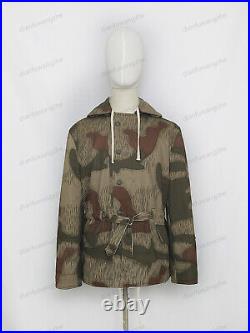 Cosplay WORLD WAR II GERMAN TAN&WATER CAMO &WHITE WINTER REVERSIBLE PARKA, M