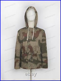 Cosplay WORLD WAR II GERMAN TAN&WATER CAMO &WHITE WINTER REVERSIBLE PARKA, M
