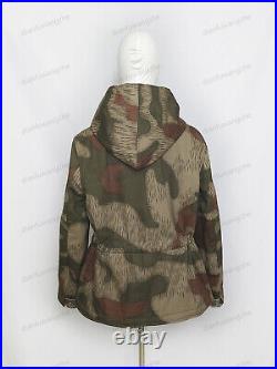 Cosplay WORLD WAR II GERMAN TAN&WATER CAMO &WHITE WINTER REVERSIBLE PARKA, M