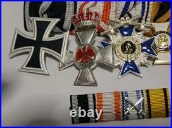 Customized 1 Set medal bar and ribbon Bar Reproduction