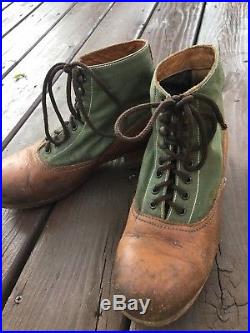 DAK Afrika Korp Low Boots size 9 with hobnails/toe plates. Made by SM wholesale