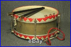 DDR German Drumsticks Solid Wood Brass Butts Military Drum 50+Years Old #41006