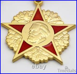 DDR Medal Set Hero of GDR, Karl Marx, Scharnhorst Germany Full Size Replica