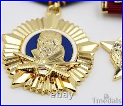 DDR Medal Set Hero of GDR, Karl Marx, Scharnhorst Germany Full Size Replica
