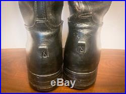 Dehner Reproduction WWII German Officer Boots, Size 8.5 9 Cavalry Luftwaffe