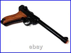 Denix WWII German Naval Luger P-08 Replica Pistol Wood Grips