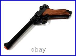 Denix WWII German Naval Luger P-08 Replica Pistol Wood Grips