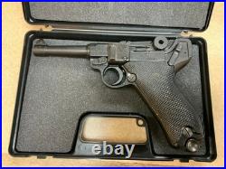 Denix WWII German Parabellum P-08 Replica Pistol Black Grips