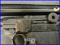 Denix WWII German Parabellum P-08 Replica Pistol Black Grips