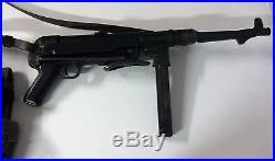 Dummy (inert) repro WW2 MP-40, with sling and ammo pouches