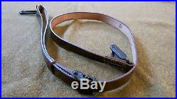 E3X WWII GERMAN FJ AIRBORNE PARATROOPER FG42 FG 42 MG LEATHER CARRY SLING
