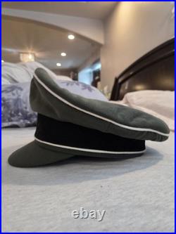 EREL Offizier KLEIDERKASSE Berlin SS Field Uniform Officer's Cap Repro