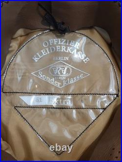 EREL Offizier KLEIDERKASSE Berlin SS Field Uniform Officer's Cap Repro