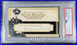 Erwin Rommel The Desert Fox Signed Cut 1/1 PSA Authenticated Erwin Rommel The Desert Fox Signed Cut 1/1 PSA Authenticated