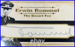 Erwin Rommel The Desert Fox Signed Cut 1/1 PSA Authenticated