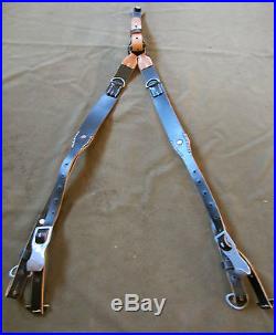 F5Z WWII GERMAN ARMY HEER WAFFEN LEATHER EQUIPMENT COMBAT Y-STRAPS
