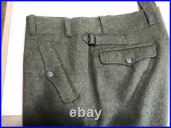 Fallschirmjager WW2 M40 Gray-Green Jump Trousers (Reproduction)
