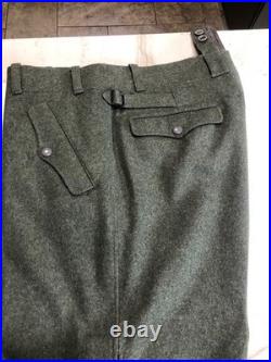 Fallschirmjager WW2 M40 Gray-Green Jump Trousers (Reproduction)