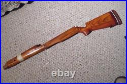 G43 / K43 Wooden Rifle Stock With Sling Swivels & Shoulder Pad