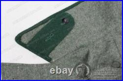 GERMAN ARMY M36 FIELD GREY WOOL GREATCOAT TRENCH COAT SIZE L WW2 Replica