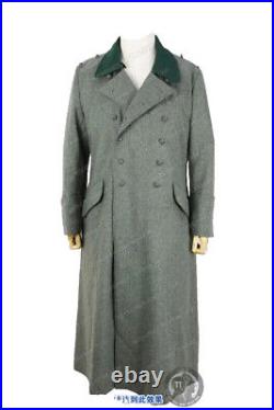 GERMAN ARMY M36 FIELD GREY WOOL GREATCOAT TRENCH COAT SIZE S WW2 Replica