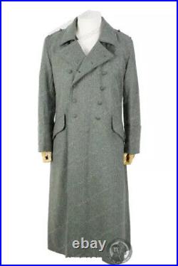 GERMAN ARMY M40 FIELD GREY WOOL GREATCOAT TRENCH COAT SIZE M WW2 Replica
