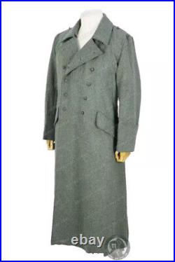 GERMAN ARMY M40 FIELD GREY WOOL GREATCOAT TRENCH COAT SIZE M WW2 Replica