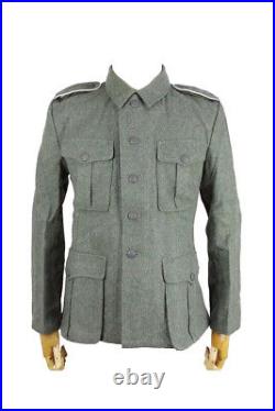GERMAN ARMY M40 FIELD WOOL PANZER JACKET & PANTS SUIT SIZE S WW2 Replica