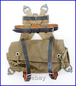 GERMAN ARMY WW2 REPRO A-frame with lower pouch and messtin strap