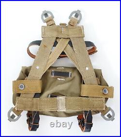 GERMAN ARMY WW2 REPRO A-frame with lower pouch and messtin strap