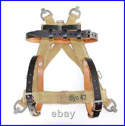 GERMAN ARMY WW2 REPRO A-frame with lower pouch and messtin strap