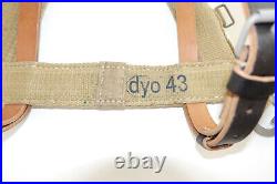 GERMAN ARMY WW2 REPRO A-frame with lower pouch and messtin strap