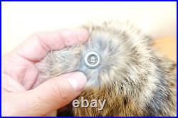 GERMAN ARMY WW2 REPRO EAST FRONT REAL RABBIT FUR USHANKA HAT Sz57 (7 1/8)