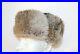 GERMAN ARMY WW2 REPRO EAST FRONT REAL RABBIT FUR USHANKA HAT Sz61 7 5/8