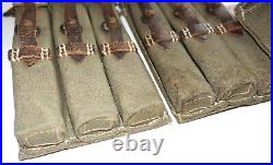 GERMAN ARMY WW2 WWII REPRO 9mm ammo pouches for 6 mags AGED inv #A12