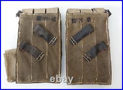 GERMAN ARMY WW2 WWII REPRO 9mm ammo pouches for 6 mags AGED inv #A25