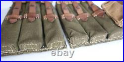 GERMAN ARMY WW2 WWII REPRO 9mm ammo pouches for 6 mags AGED inv #A3
