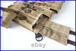 GERMAN ARMY WW2 WWII REPRO 9mm ammo pouches for 6 mags AGED inv #A5