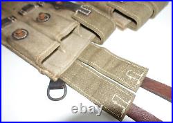 GERMAN ARMY WW2 WWII REPRO 9mm ammo pouches for 6 mags AGED inv #A8