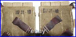 GERMAN ARMY WW2 WWII REPRO 9mm ammo pouches for 6 mags AGED inv #A9