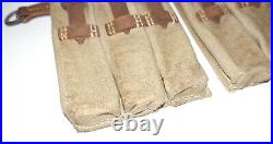 GERMAN ARMY WW2 WWII REPRO 9mm ammo pouches for 6 mags AGED inv #E24