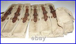GERMAN ARMY WW2 WWII REPRO 9mm ammo pouches for 6 mags AGED inv #EB
