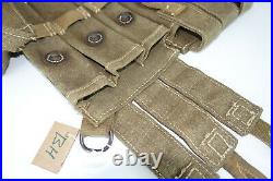 GERMAN ARMY WW2 WWII REPRO AFRIKAKORPS 9mm ammo pouches for 6 mags AGED inv #BH