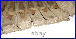 GERMAN ARMY WW2 WWII REPRO AFRIKAKORPS 9mm ammo pouches for 6 mags AGED inv #C