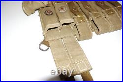 GERMAN ARMY WW2 WWII REPRO AFRIKAKORPS 9mm ammo pouches for 6 mags AGED inv #E23