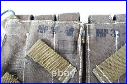 GERMAN ARMY WW2 WWII REPRO AFRIKAKORPS 9mm ammo pouches for 6 mags AGED inv #E26