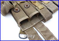 GERMAN ARMY WW2 WWII REPRO AFRIKAKORPS 9mm ammo pouches for 6 mags AGED inv #E26