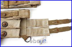 GERMAN ARMY WW2 WWII REPRO AFRIKAKORPS 9mm ammo pouches for 6 mags AGED inv #E27